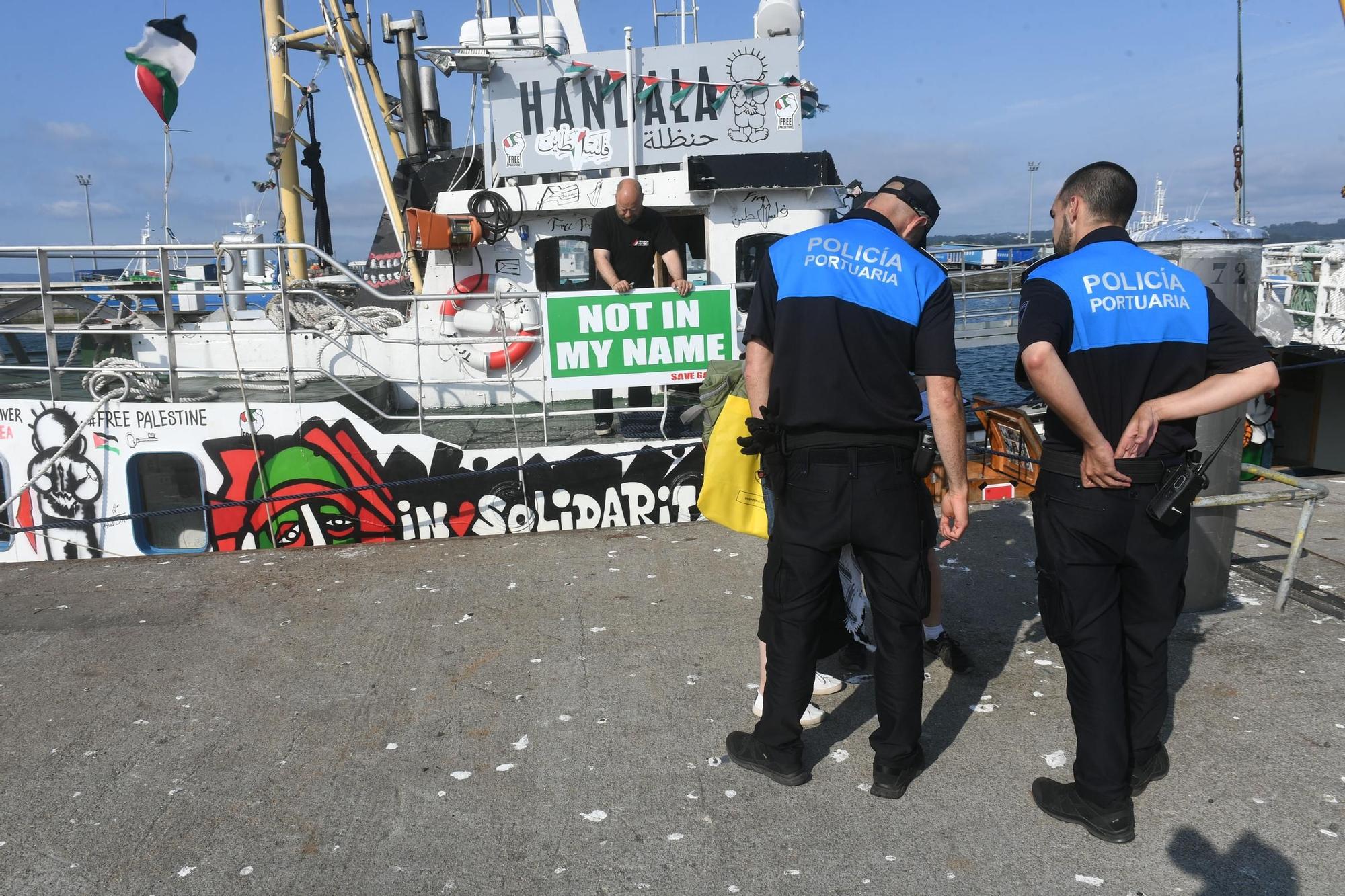 La 'Flotilla de la Libertad' llega a A Coruña