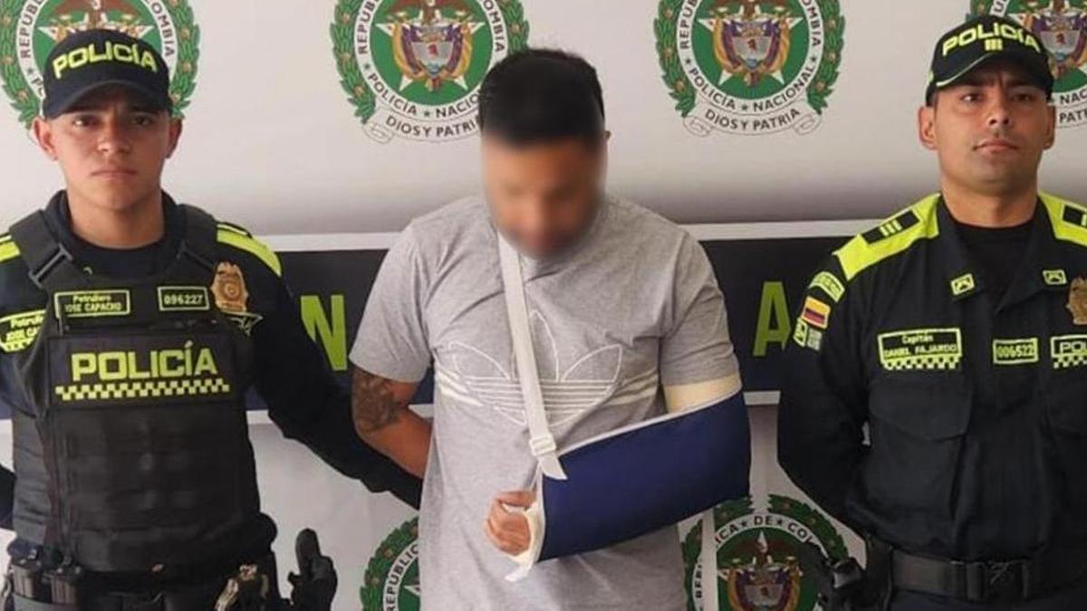 Imagen del detenido en Colombia relacionado con el asesino de la Vila Olímpica