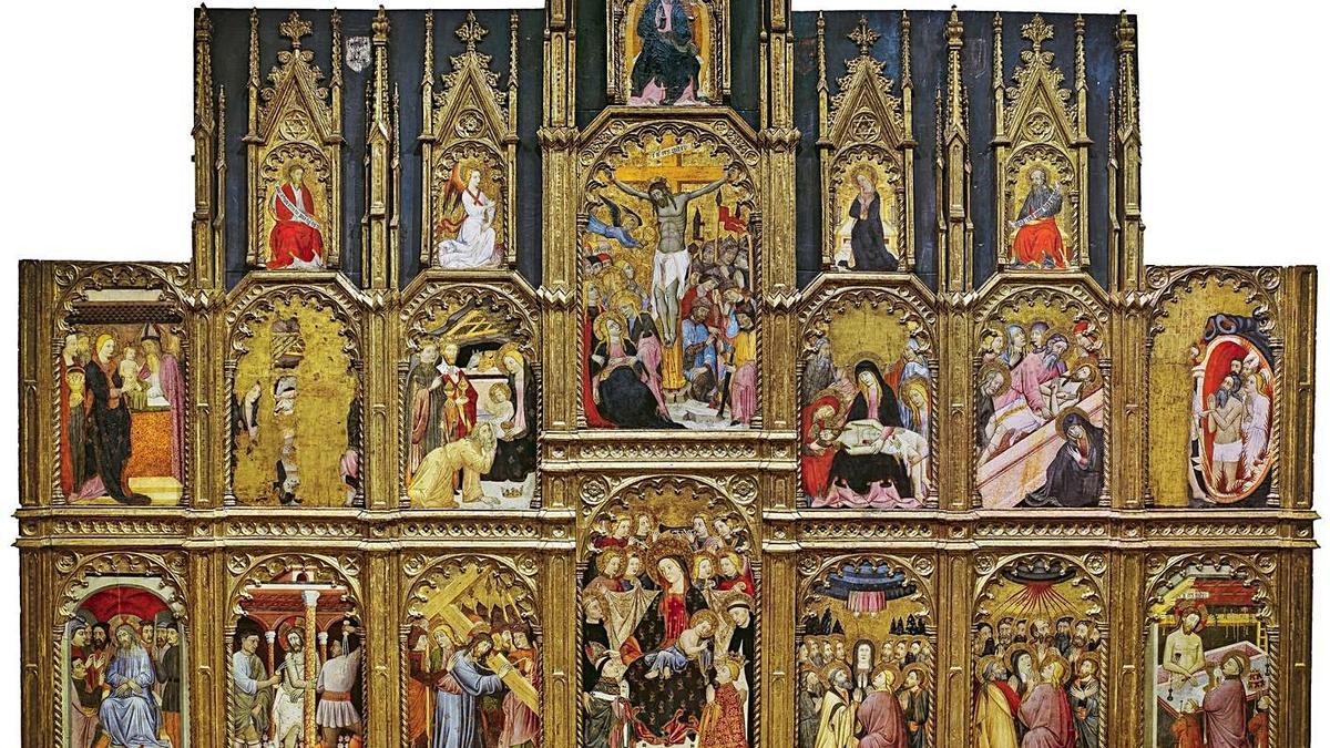 Imagen del retablo del arzobispo don Sancho de Rojas de la capilla del cementerio de San Román. | Museo del Prado