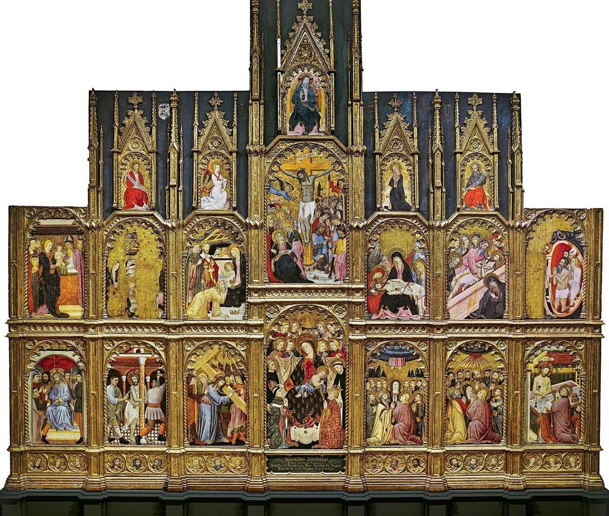 Imagen del retablo del arzobispo don Sancho de Rojas de la capilla del cementerio de San Román. | Museo del Prado