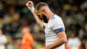 Benzema anotó el quinto gol del Real Madrid en Kiev