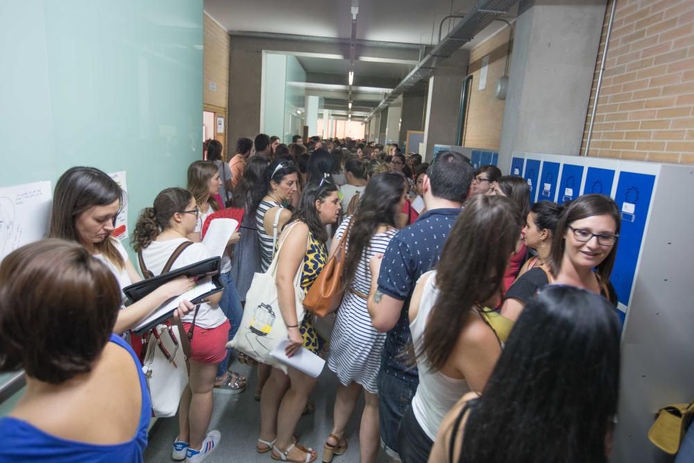 Abandono en masa de los opositores a la enseñanza