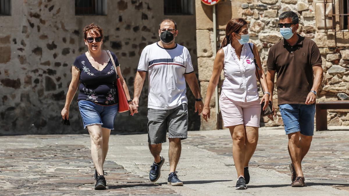 En la plaza de Santa María.