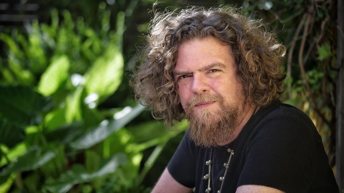 El escritor belga Jeroen Olyslaegers, en Barcelona, durante la presentación de 'Voluntad'.