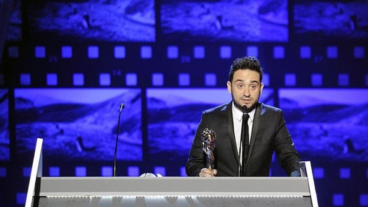 J. A. Bayona, tras recibir el premio Gaudí por 'Lo imposible'