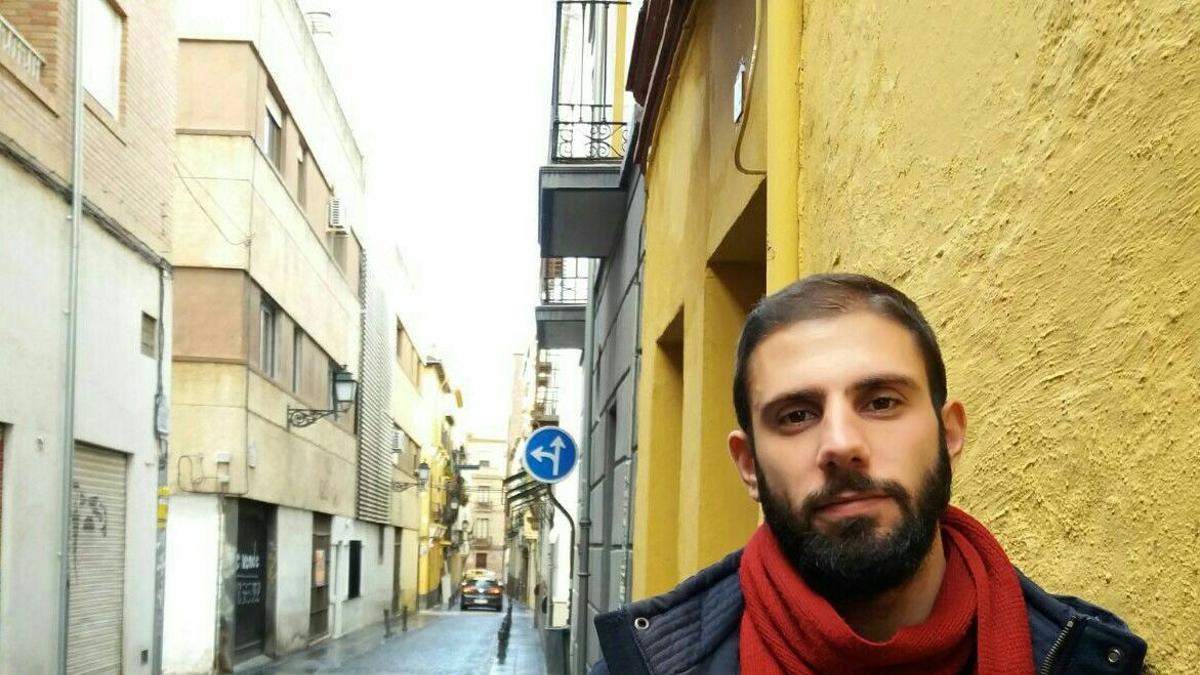 El poeta Cristóbal Domínguez Durán.