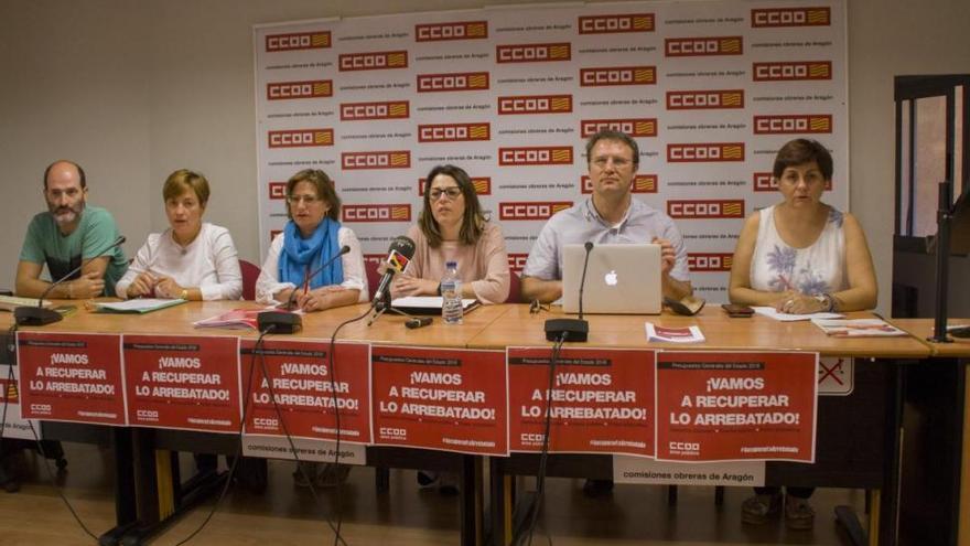 CCOO lanza una campaña para recuperar el poder adquisitivo de empleados públicos