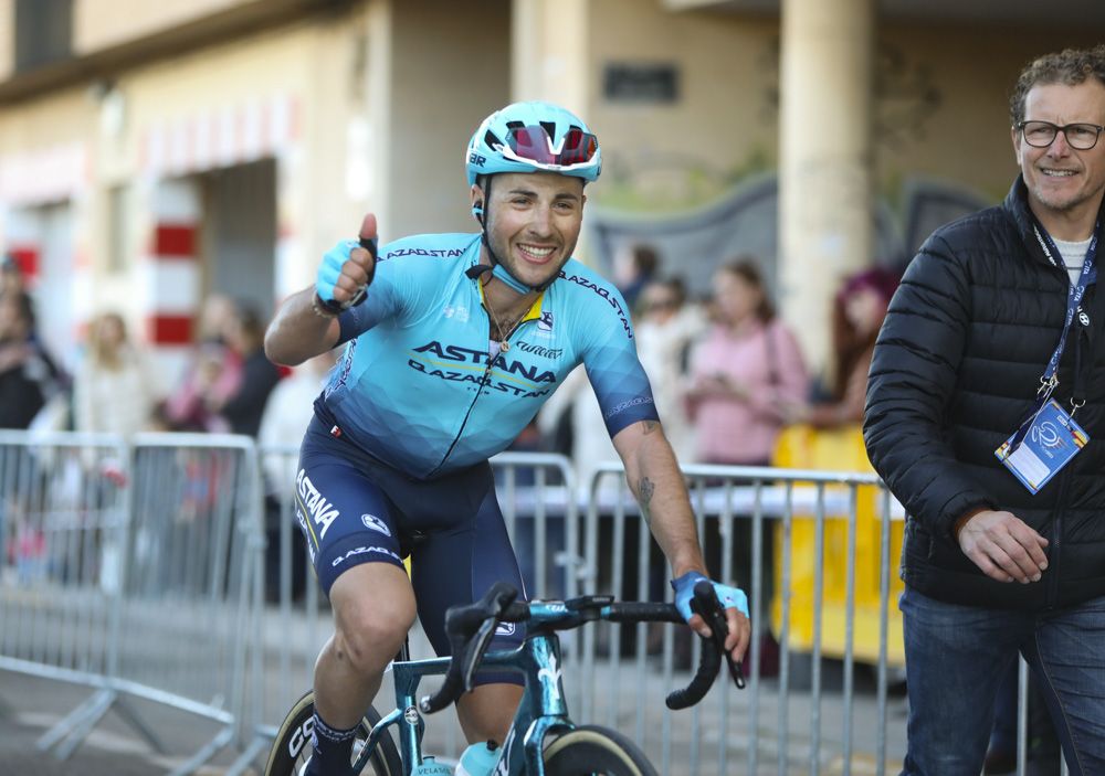 Llegada a Sagunt de la tercera etapa de la Volta Ciclista a la Comunitat Valenciana