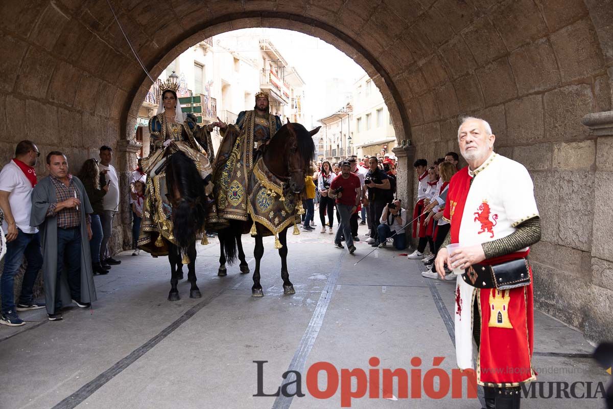 Moros y Cristianos en la mañana del día dos en Caravaca