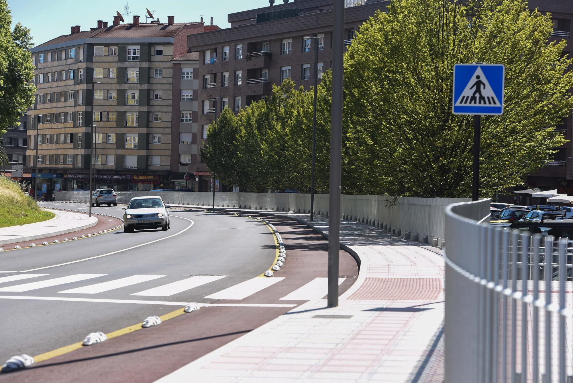 Siero inaugura los nuevos accesos a la Pola, una de las grandes obras del mandato en la capital de Siero