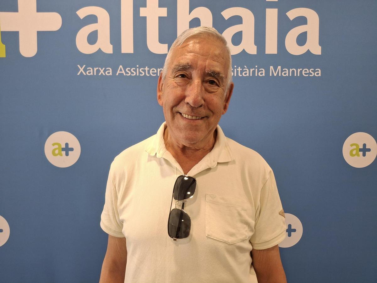 Ramon Artigas va ser el primer pacient de Radioteràpia a Manresa fa 10 anys