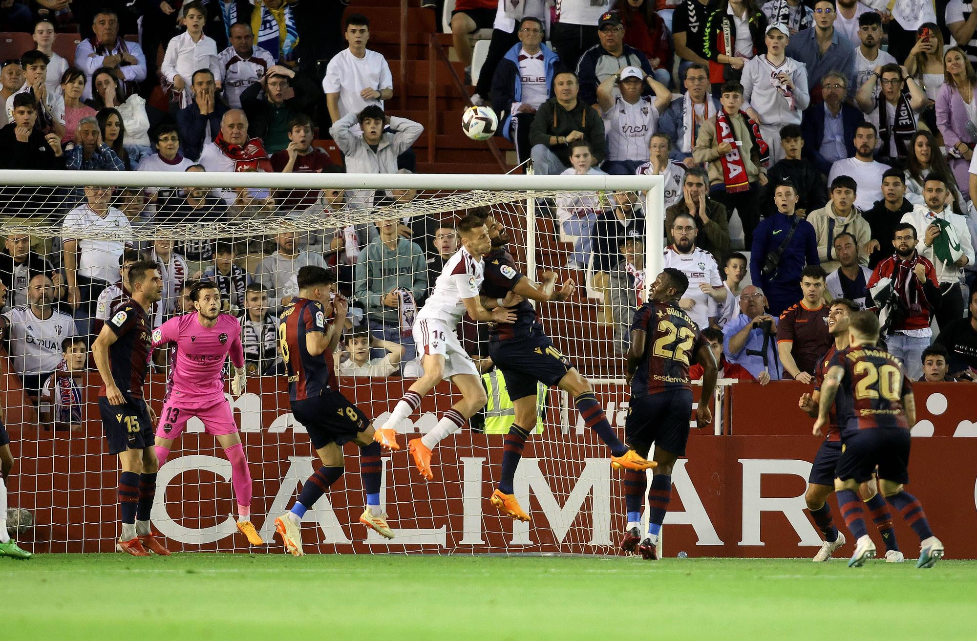 Las mejores imágenes del Albacete - Levante