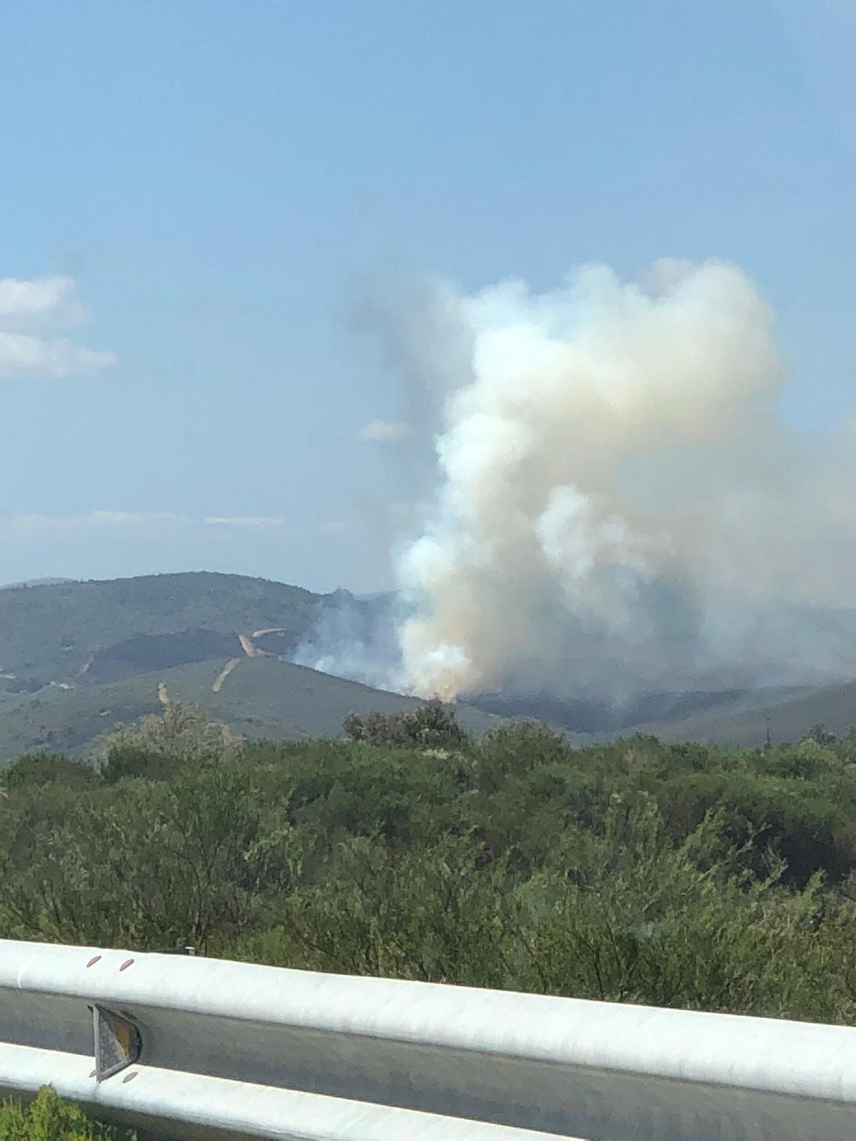 Incendio en Riomanzanas