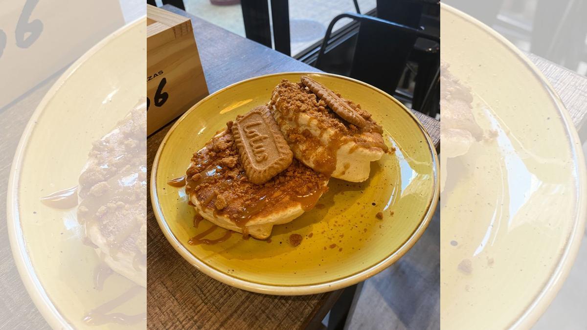 Una de las tortitas estrella del bar situado junto a la calle Hernán Cortés de Zaragoza