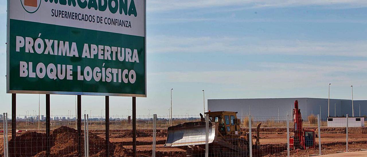 Terreno logístico de Mercadona, en Parc Sagunt, en imagen de archivo. | DANIEL TORTAJADA