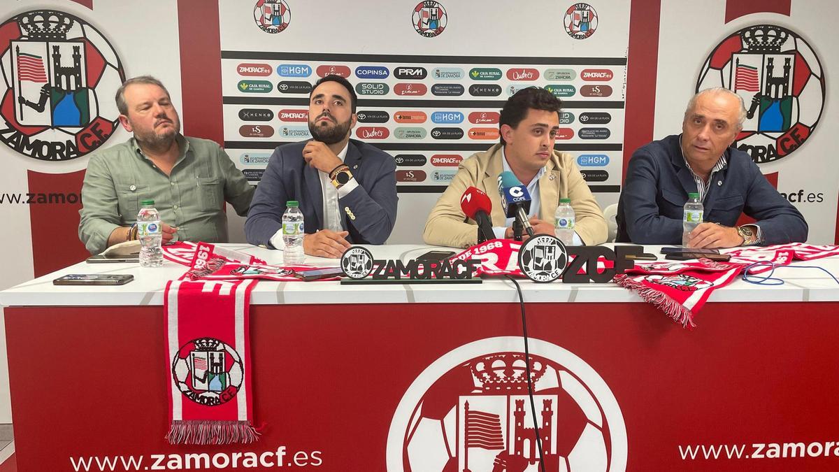 Rueda de prensa de los Páez al frente del Zamora CF