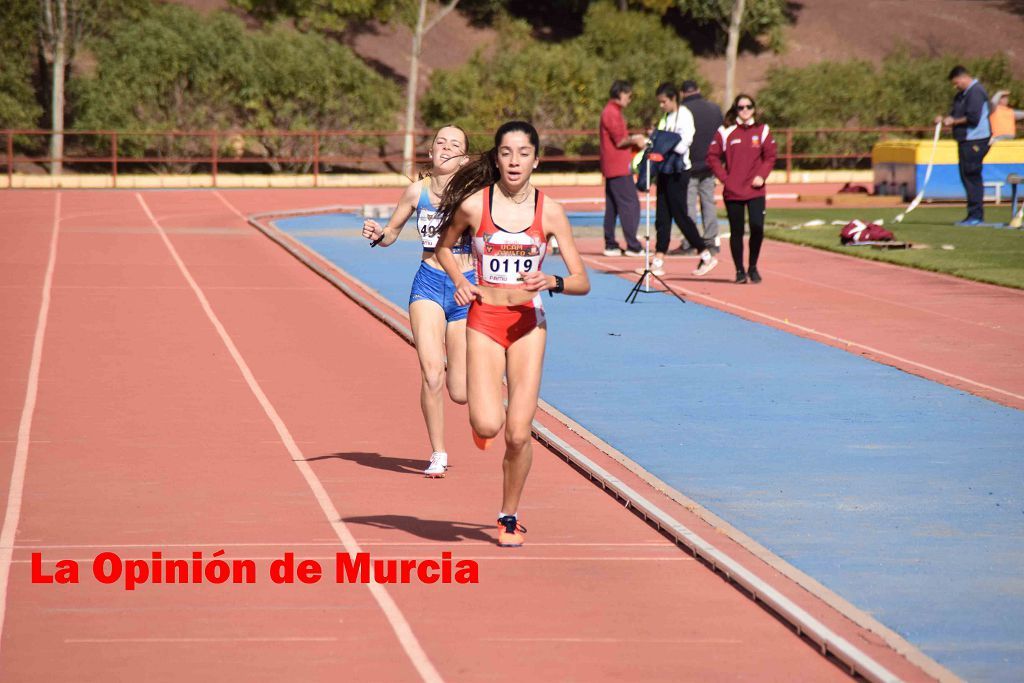 Regional absoluto y sub-23 de atletismo en Lorca