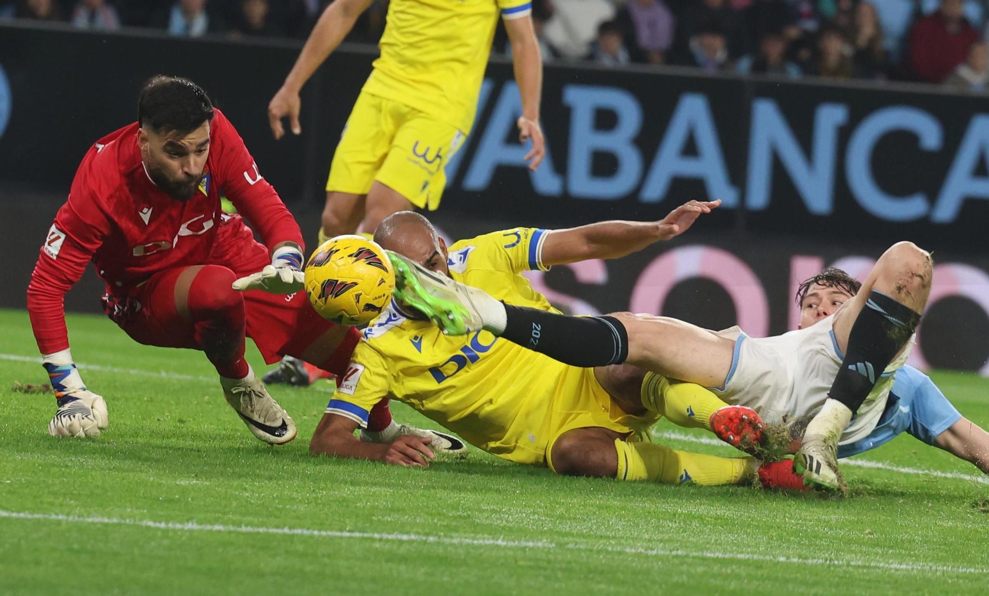 El Celta-Cádiz, en imágenes