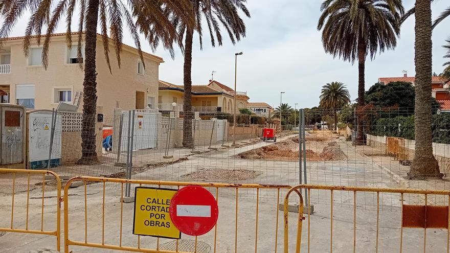 Las obras de drenaje en La Zenia verterán agua a Cala Bosque durante cuatro meses