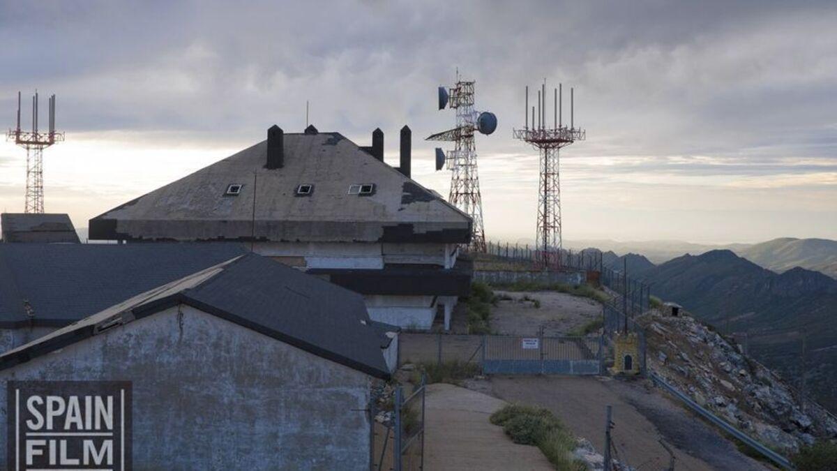 Imagen promocional de la base militar en el Pico Villuercas.