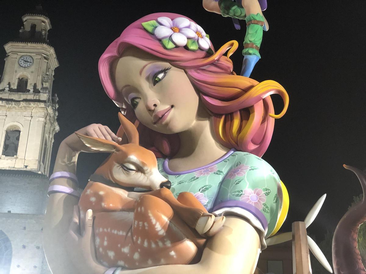 Remat de la falla Plaça del Mercat 2021.