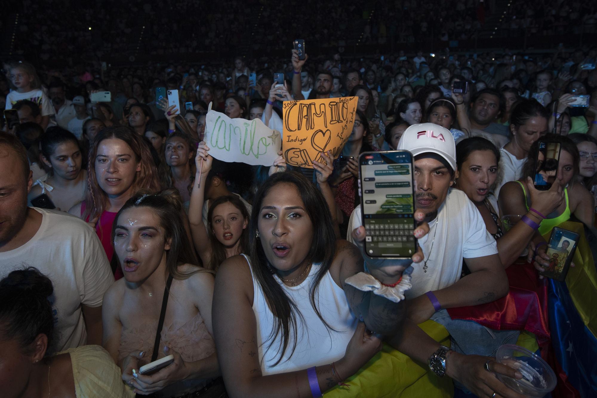 Concierto de Camilo en el Coliseum