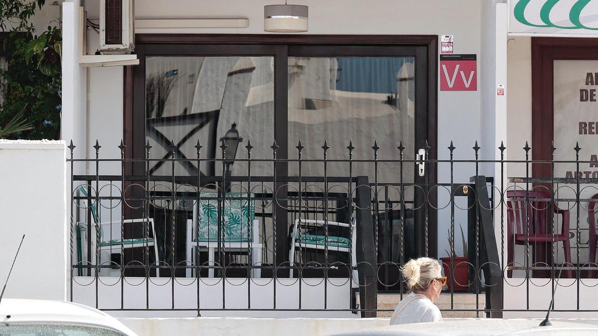 La terraza de una vivienda vacacional situada en el municipio de Arona, al sur de Tenerife.