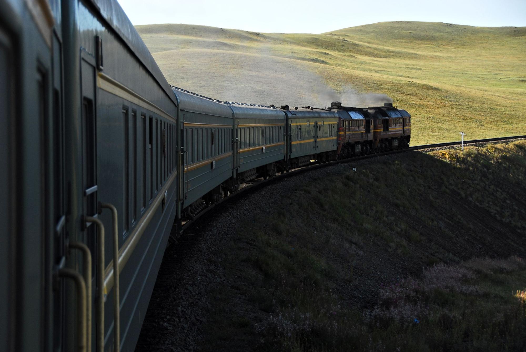 El tren Transiberiano.