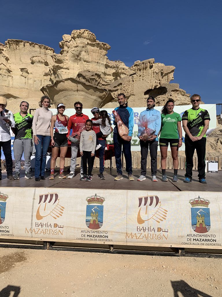 Todas las imágenes del cross por las calas de Bolnuevo, en Mazarrón