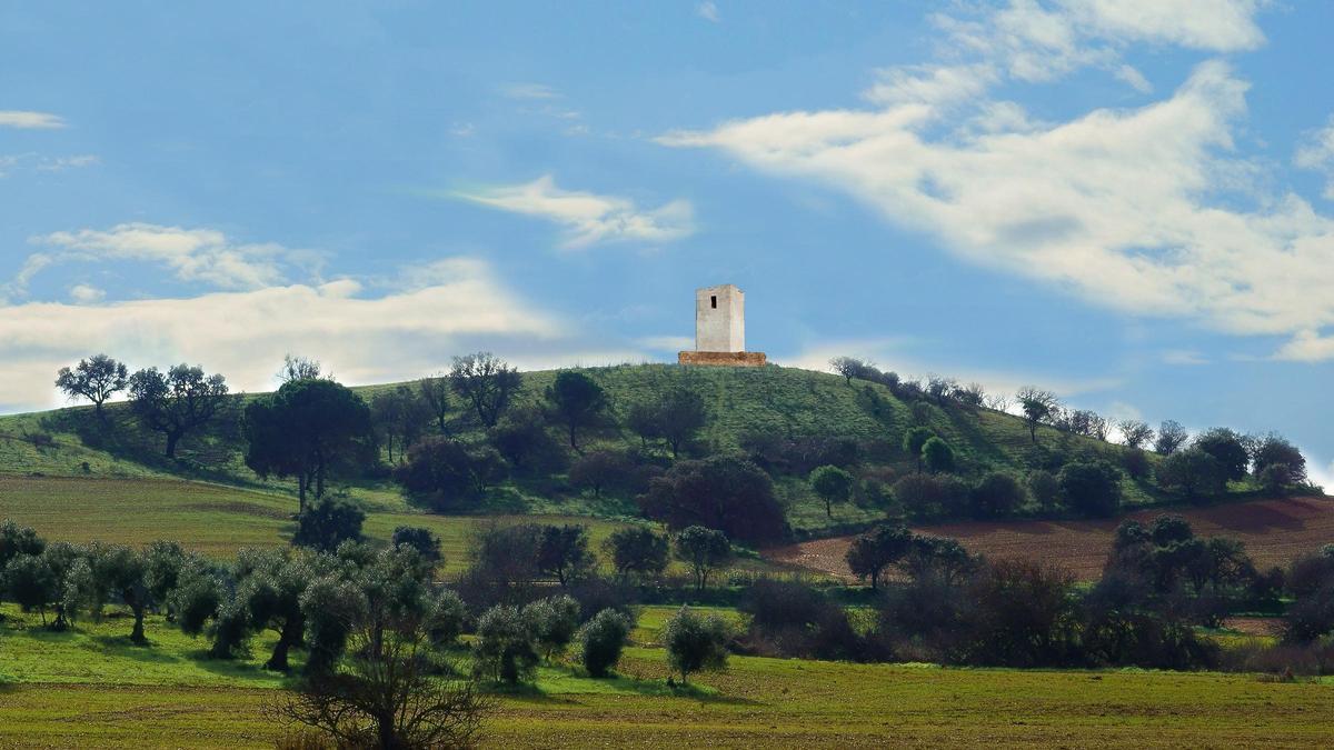 Recreación de la torre.