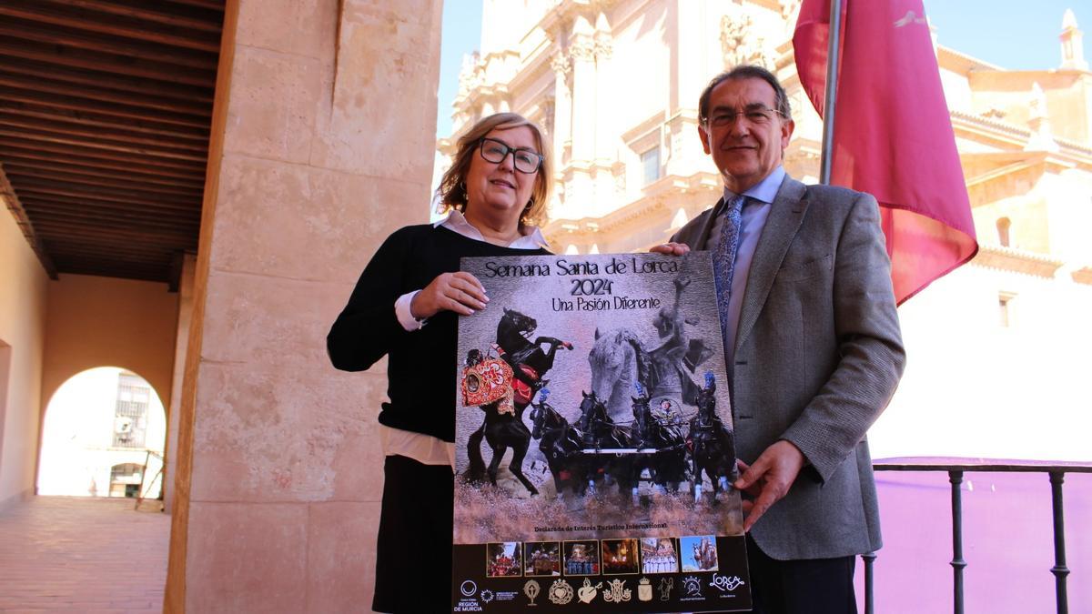 Parra y Ruiz presentaban el cartel esta mañana.