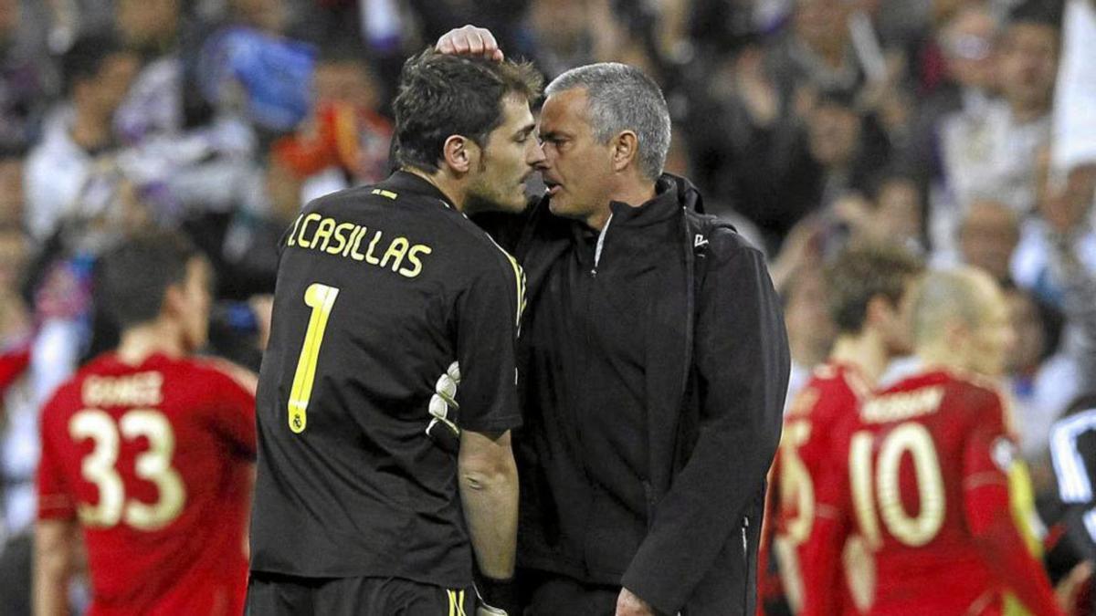 Casillas habla de su relación con Mourinho