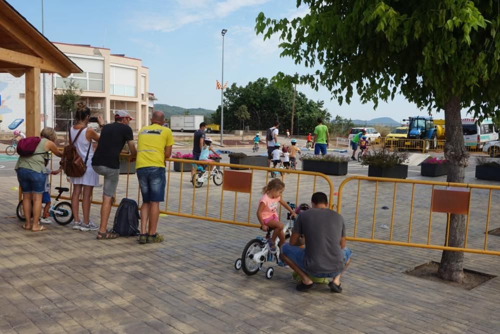 Circuit infantil de bicicletes a càrrec de Dinamic Guie en el marc de la Festa Major de Sant Salvador de Guardiola 2020