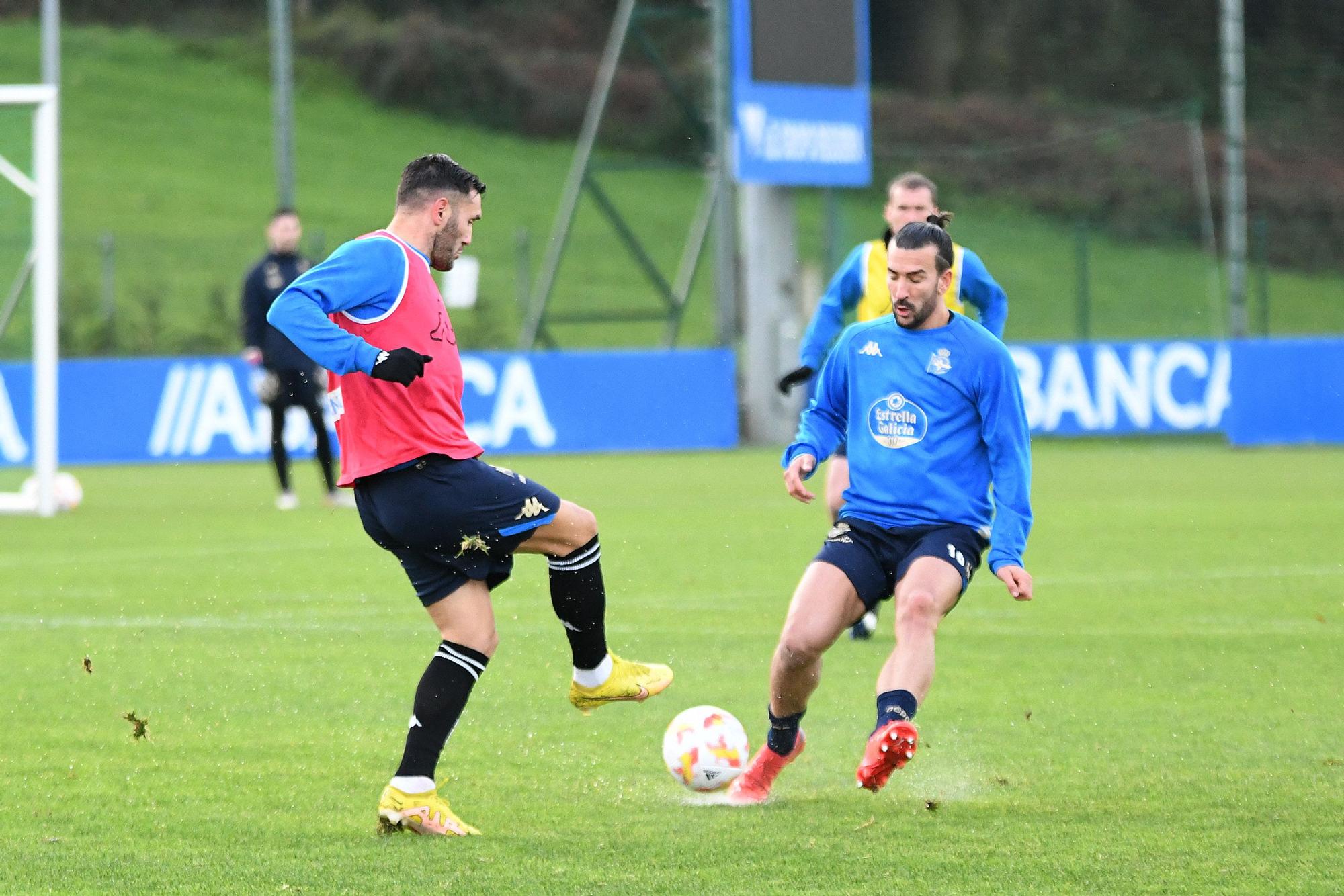 El Dépor entrena para recibir al Rayo Majadahonda