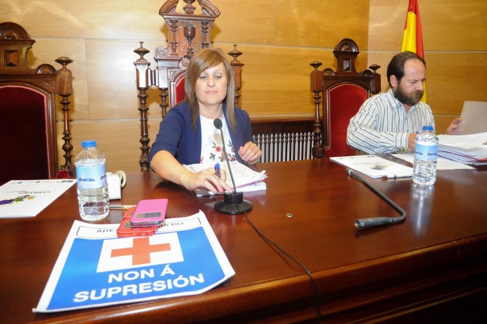 El pleno de Cambados insta a la Xunta a retirar la reforma de la Lei de Saúde de Galicia