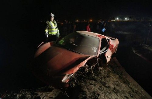 Accidente de Arturo Vidal con su Ferrari