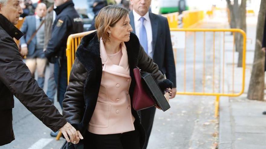 Forcadell y los miembros de la Mesa llegan al Supremo a declarar por rebelión