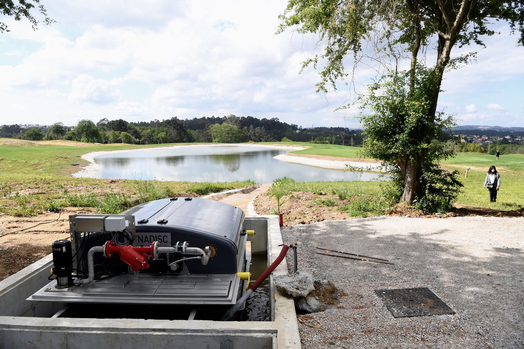 Golf Xaz, primer campo de golf de Galicia que recicla aguas residuales