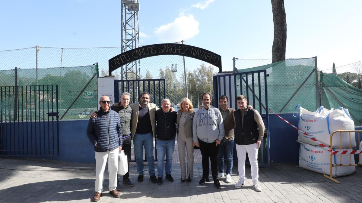 El Ayuntamiento acomete mejoras de iluminación y la creación de una nueva sala de usos múltiples en el campo de fútbol del Vigil de Quiñones