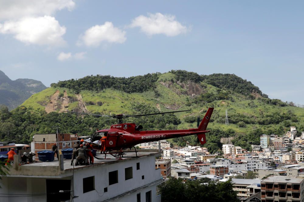 Derrumbe de dos edificios en Río de Janeiro