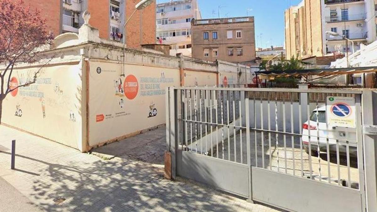 Imagen de archivo d elas casitas del pasaje Pons de L'Hospitalet.