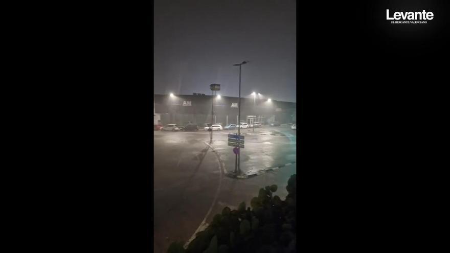 Así se vivió la tromba de agua en Aldaia