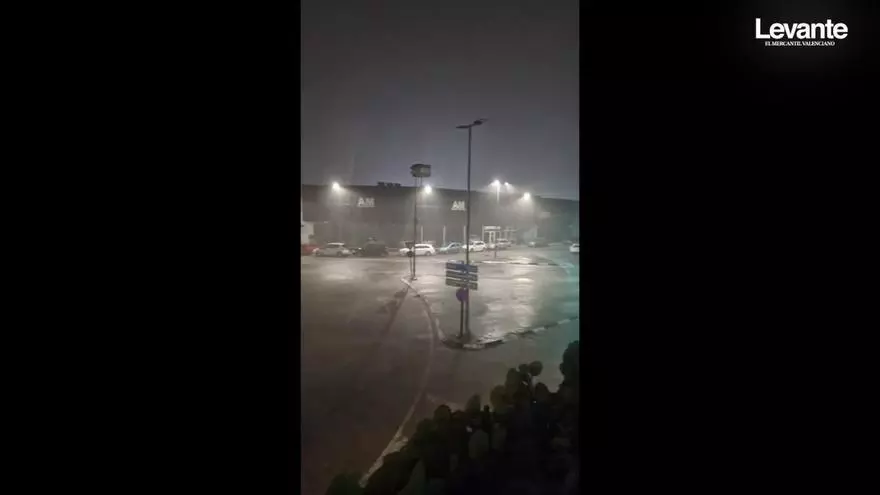 Así se vivió la tromba de agua en Aldaia