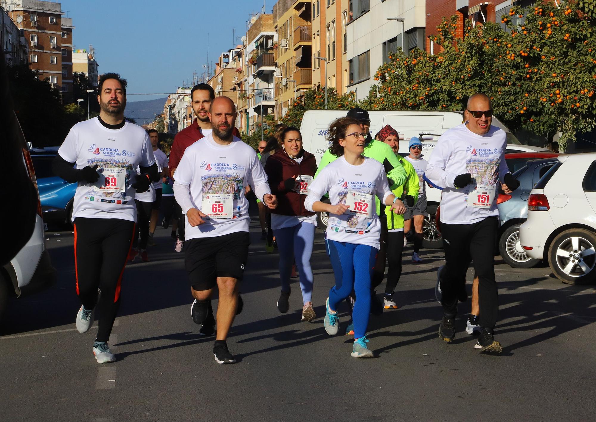 Carrera solidaria a favor del banco de alimentos de la parroquia de Fátima.