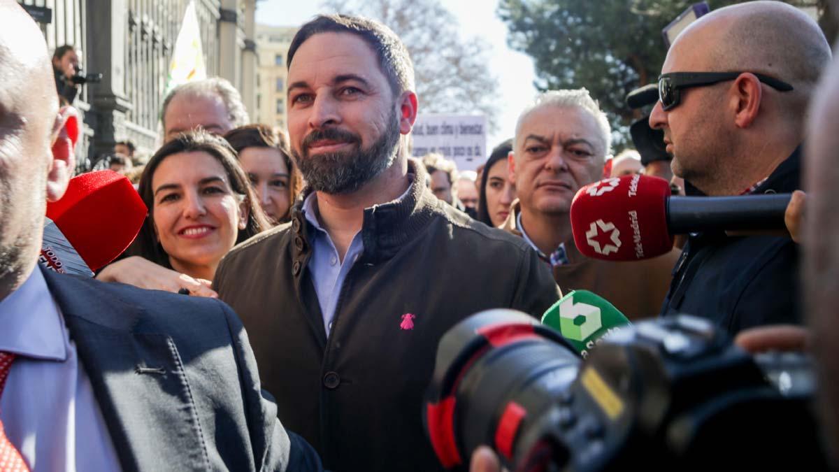 Parte de los agricultores concentrados en Madrid piden a Vox que se vaya de la manifestación