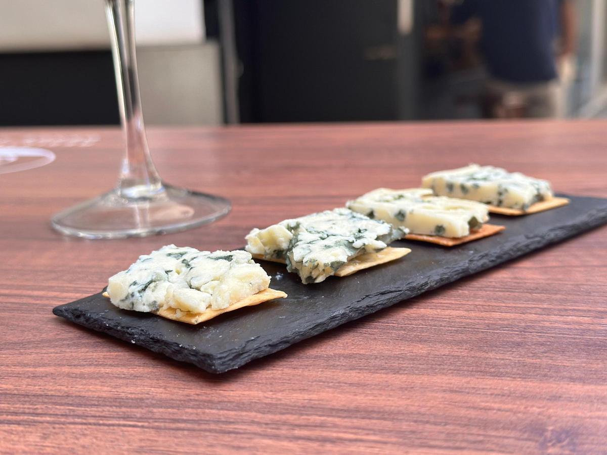 Tabla de quesos gorgonzola de Vinoqüe.