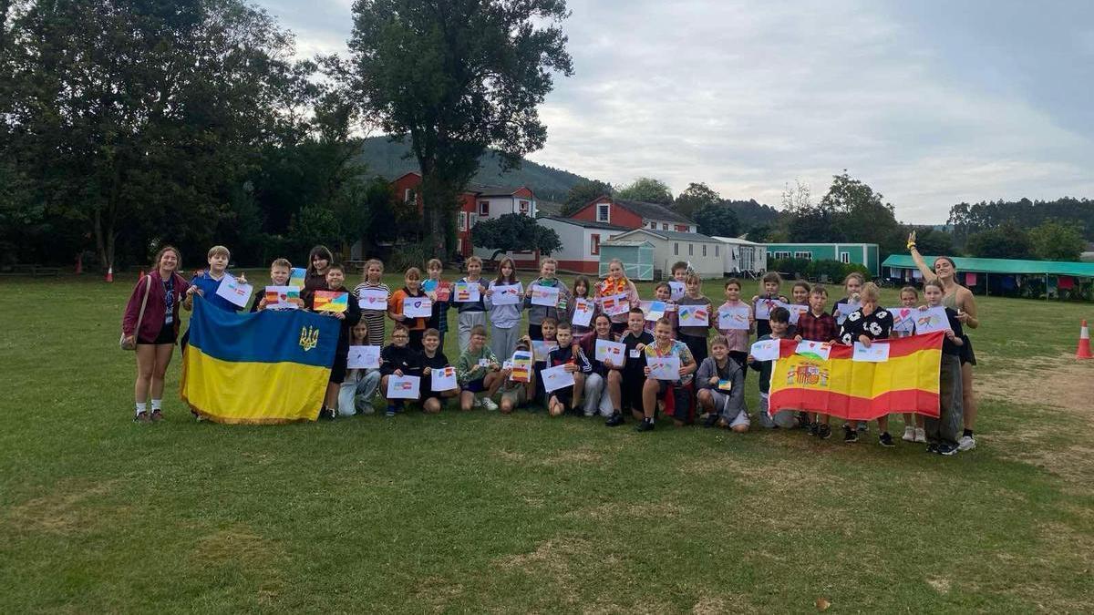 EN IMÁGENES: El viaje a Asturias de niños huérfanos ucranianos