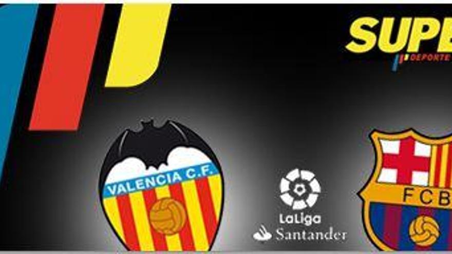 Horario y dónde ver el Valencia CF - FC Barcelona