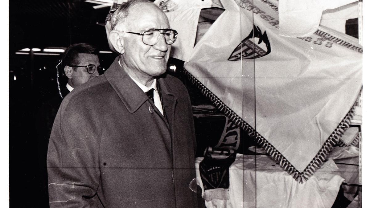 Arturo Tuzón, en la etapa de su presidencia del Valencia CF.