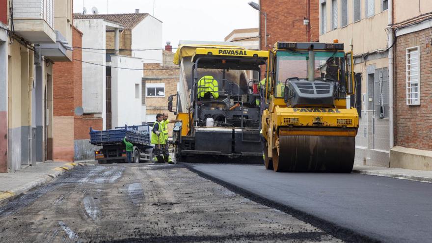 Una de las obras.